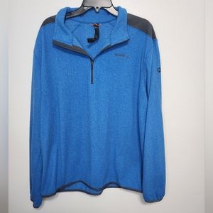 Merrell 1/4 Zip Fleece Blue Womens Midlayers
